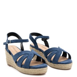 G1542BL Women's Oversized Sandal ANDRES MACHADO Blue