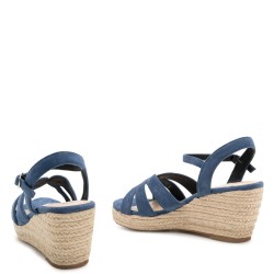 G1542BL Women's Oversized Sandal ANDRES MACHADO Blue