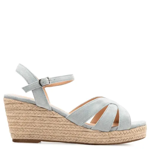G1542LB Women's Oversized Sandal ANDRES MACHADO Light Blue