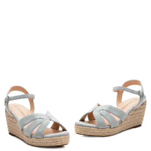 G1542LB Women's Oversized Sandal ANDRES MACHADO Light Blue