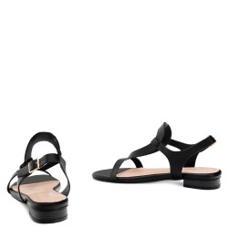 G1554B Women's Oversized Sandal ANDRES MACHADO Black