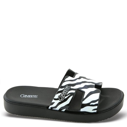 G1581B Women's Flip Flops CUBANITAS Black G1581B Women's Flip Flops CUBANITAS Black