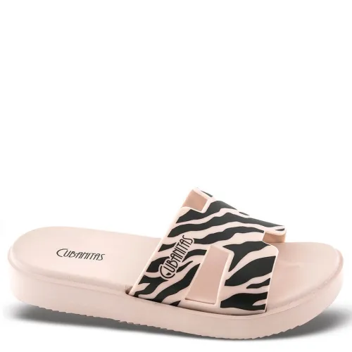 G1581N Women's Flip Flops CUBANITAS Nude