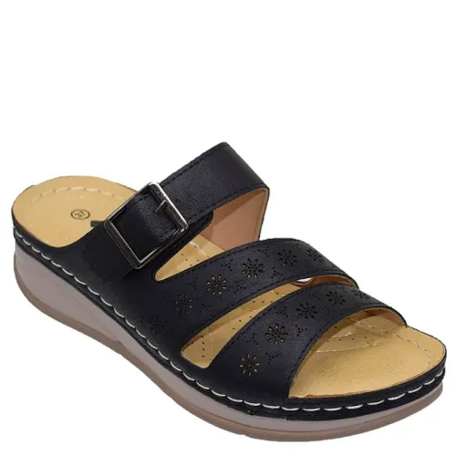 G1601B Γυναικεία Ανατομική Παντόφλα BLONDIE Μαύρο G1601B Γυναικεία Ανατομική Παντόφλα BLONDIE Μαύρο