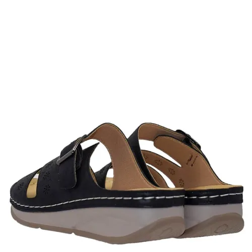 G1601B Γυναικεία Ανατομική Παντόφλα BLONDIE Μαύρο G1601B Γυναικεία Ανατομική Παντόφλα BLONDIE Μαύρο