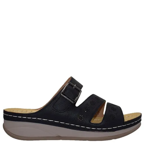 G1601B Γυναικεία Ανατομική Παντόφλα BLONDIE Μαύρο G1601B Γυναικεία Ανατομική Παντόφλα BLONDIE Μαύρο