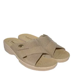 G1608BE Women's Anatomic Slippers SABINO Beige