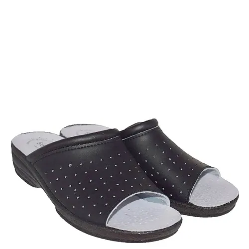 G1609B Γυναικεία Ανατομική Παντόφλα  SABINO Μαύρο G1609B Γυναικεία Ανατομική Παντόφλα  SABINO Μαύρο