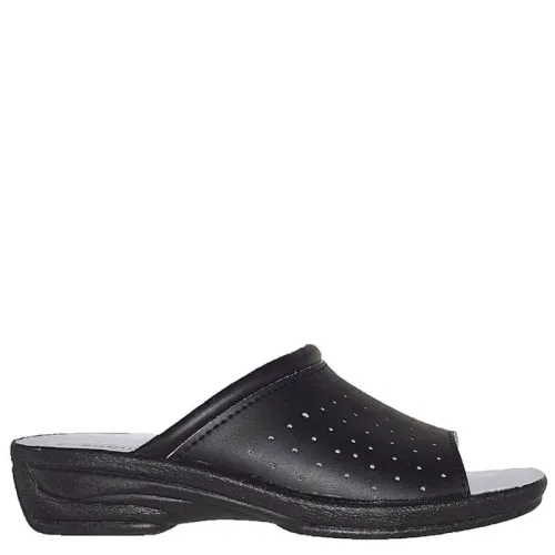 G1609B Γυναικεία Ανατομική Παντόφλα  SABINO Μαύρο G1609B Γυναικεία Ανατομική Παντόφλα  SABINO Μαύρο