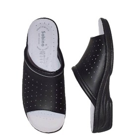 G1609B Women's Anatomic Slippers SABINO Black G1609B Women's Anatomic Slippers SABINO Black