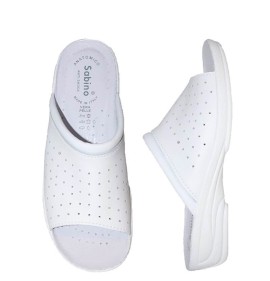 G1609W Women's Anatomic Slippers SABINO White G1609W Women's Anatomic Slippers SABINO White