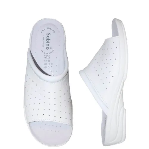 G1609W Γυναικεία Ανατομική Παντόφλα SABINO Λευκό G1609W Γυναικεία Ανατομική Παντόφλα SABINO Λευκό
