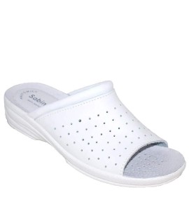 G1609W Women's Anatomic Slippers SABINO White G1609W Women's Anatomic Slippers SABINO White