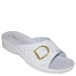 G1610W Women's Anatomic Slippers SABINO White