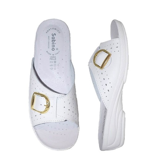 G1610W Women's Anatomic Slippers SABINO White G1610W Women's Anatomic Slippers SABINO White