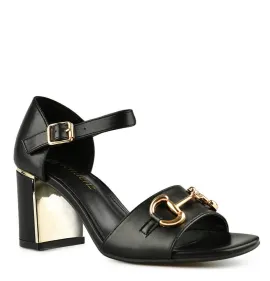 G1666B Γυναικείο Πέδιλο TENDENZ Μαύρο