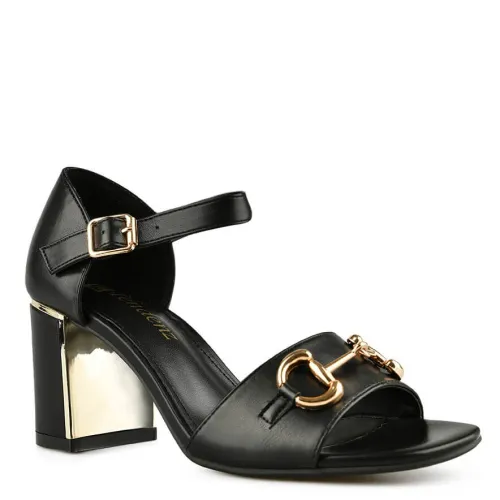 G1666B Γυναικείο Πέδιλο TENDENZ Μαύρο