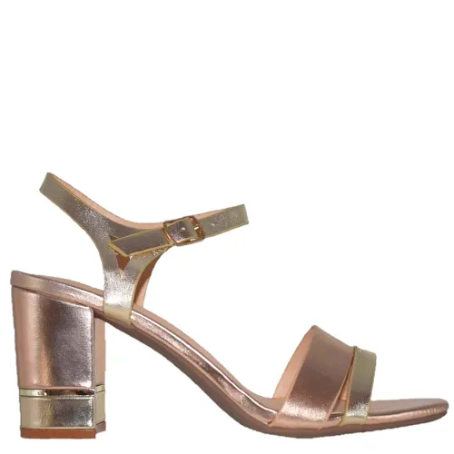 G1667CO Γυναικείο Πέδιλο TENDENZ Χαλκός