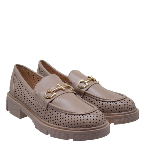 G1671BE Γυναικείο Loafers TENDENZ Mπεζ G1671BE Γυναικείο Loafers TENDENZ Mπεζ