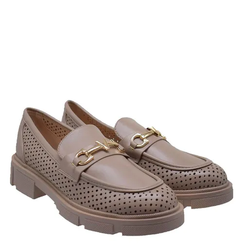 G1671BE Γυναικείο Loafers TENDENZ Mπεζ G1671BE Γυναικείο Loafers TENDENZ Mπεζ