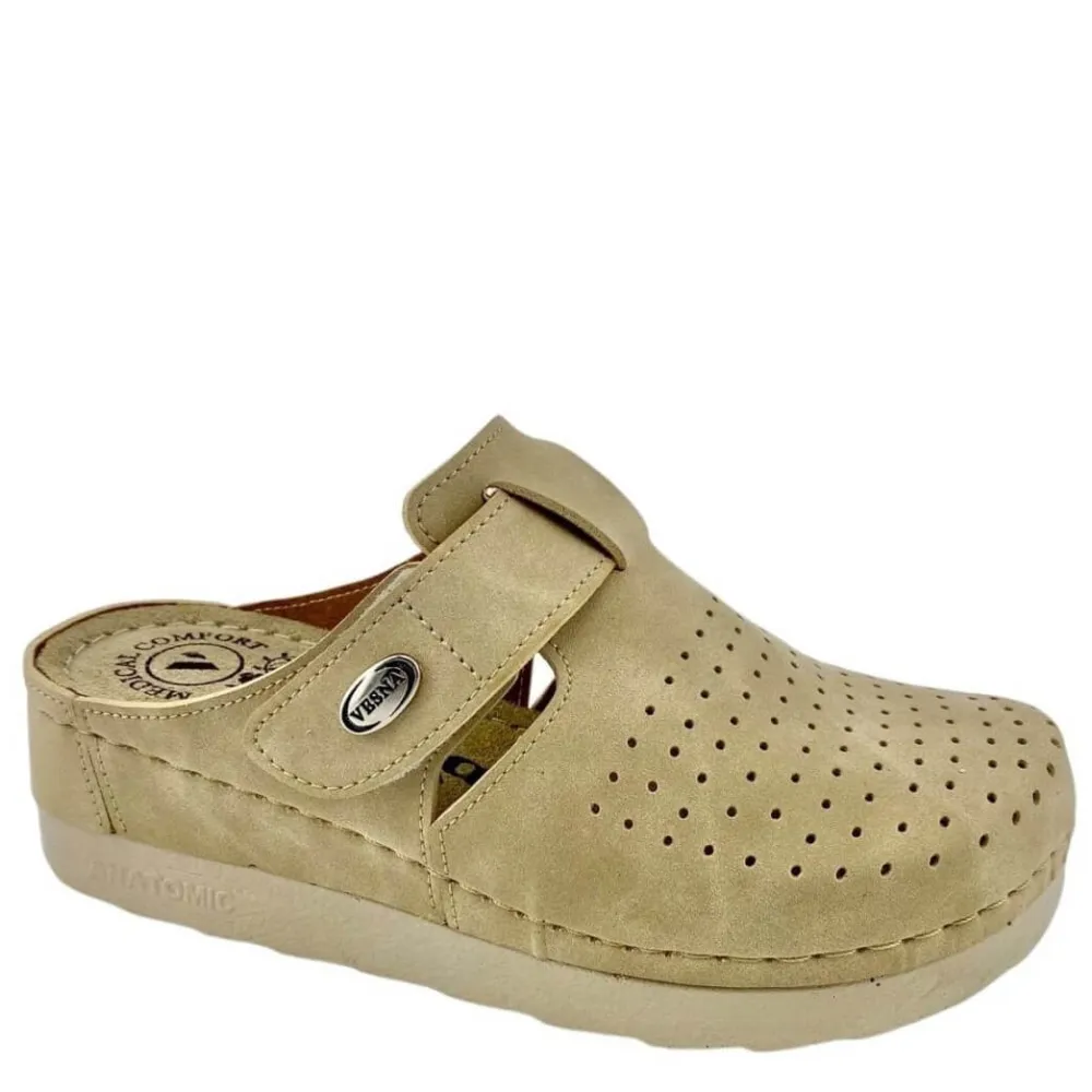 G1680BE Γυναικείο Ανατομικό Σαμπό VESNA Μπεζ G1680BE Γυναικείο Ανατομικό Σαμπό VESNA Μπεζ