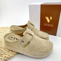 G1680BE Γυναικείο Ανατομικό Σαμπό VESNA Μπεζ G1680BE Γυναικείο Ανατομικό Σαμπό VESNA Μπεζ