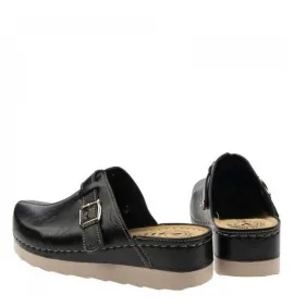 G1683B Γυναικείο Ανατομικό Σαμπό VESNA Μαύρο