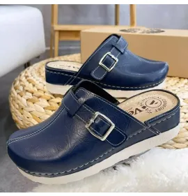 G1683BL Γυναικείο Ανατομικό Σαμπό VESNA Μπλε