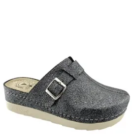 G1683BP Γυναικείο Ανατομικό Σαμπό VESNA Μαύρο Πέρλα