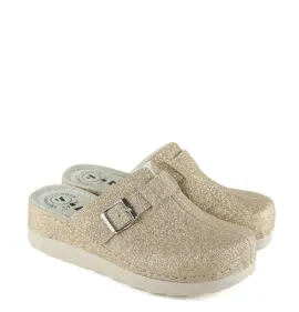 G1683G Γυναικείο Ανατομικό Σαμπό VESNA Χρυσό