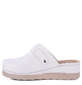 G1683W Γυναικείο Ανατομικό Σαμπό VESNA Λευκό