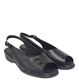 G1690B Γυναικείο Ανατομικό Πέδιλο ΑΕΡΟΦΛΕΞ Μαύρο