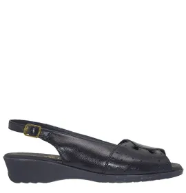 G1690B Γυναικείο Ανατομικό Πέδιλο ΑΕΡΟΦΛΕΞ Μαύρο