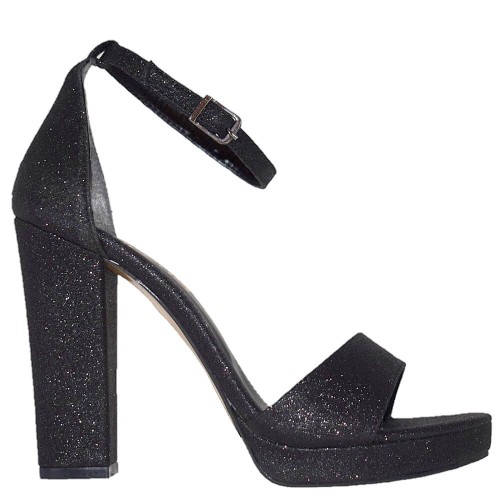 G1692BG Women's Sandal SIRENA Black Glitter G1692BG Women's Sandal SIRENA Black Glitter