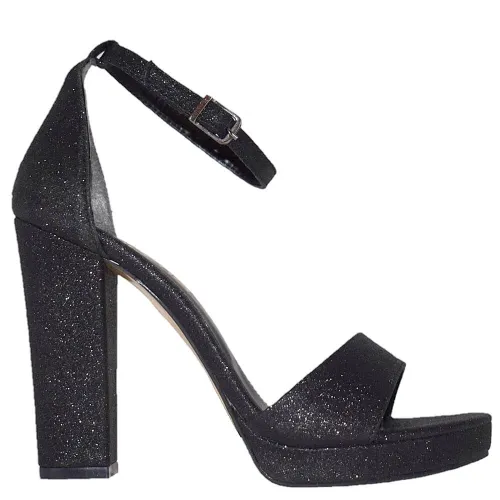 G1692BG Women's Sandal SIRENA Black Glitter G1692BG Women's Sandal SIRENA Black Glitter