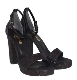 G1692BG Women's Sandal SIRENA Black Glitter G1692BG Women's Sandal SIRENA Black Glitter