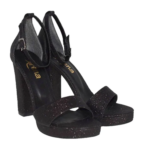G1692BG Women's Sandal SIRENA Black Glitter G1692BG Women's Sandal SIRENA Black Glitter