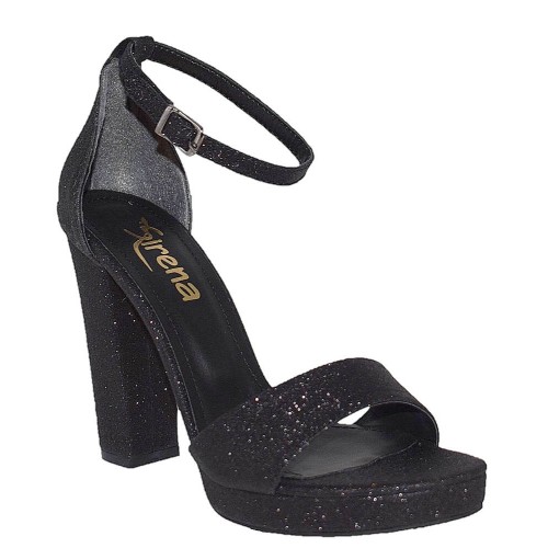 G1692BG Women's Sandal SIRENA Black Glitter G1692BG Women's Sandal SIRENA Black Glitter