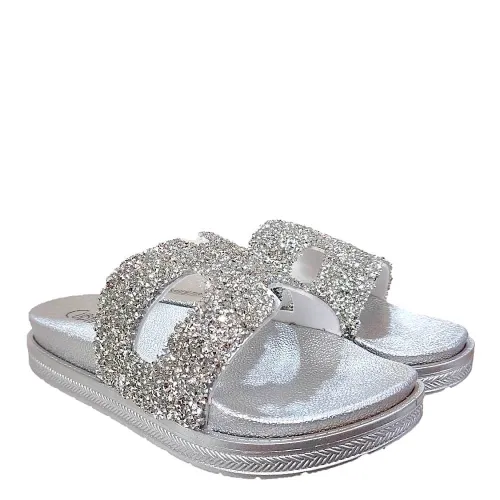G1720S Women's Slippers CUBANITAS Silver