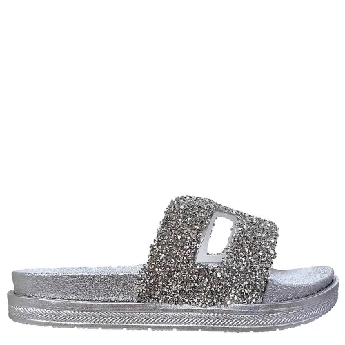 G1720S Women's Slippers CUBANITAS Silver
