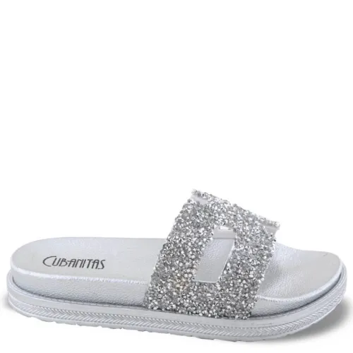 G1720S Women's Slippers CUBANITAS Silver