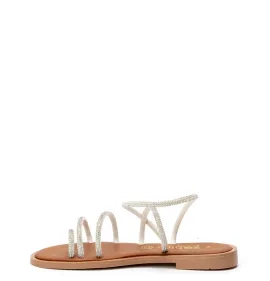 G1724S Γυναικείο Πέδιλο SABINO Ασημί