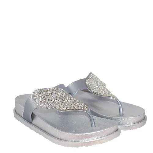 G1728S Women's Sea Slippers CUBANITAS Silver