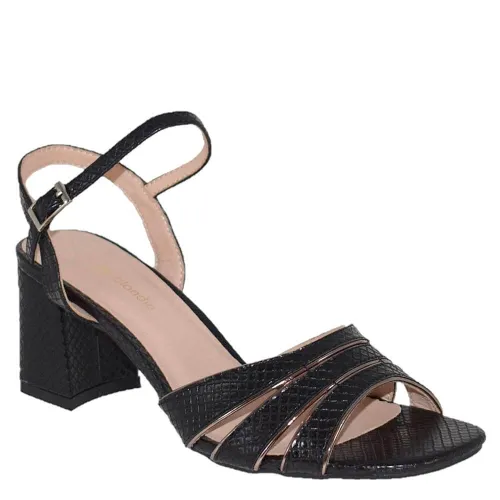 G1733B Γυναικείο Πέδιλο BLONDIE Μαύρο