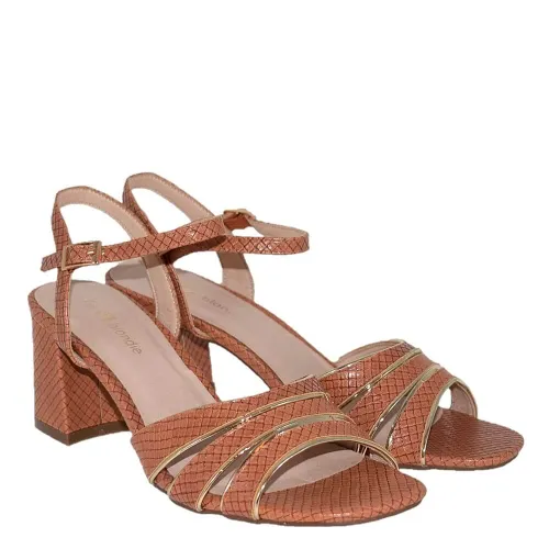 G1733C Γυναικείο Πέδιλο BLONDIE Κάμελ