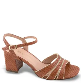 G1733C Γυναικείο Πέδιλο BLONDIE Κάμελ