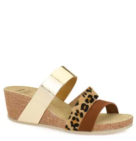 G1741L Γυναικεία Παντόφλα VESNA Λεοπάρ