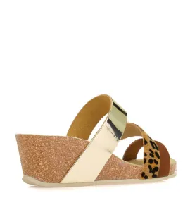 G1741L Γυναικεία Παντόφλα VESNA Λεοπάρ