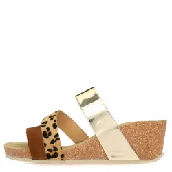 G1741L Γυναικεία Παντόφλα VESNA Λεοπάρ