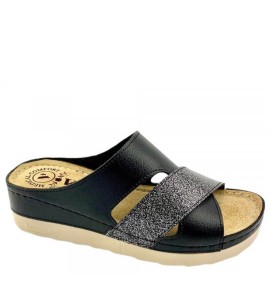G1742B Woman Anatomic Slipper VESNA Black G1742B Woman Anatomic Slipper VESNA Black